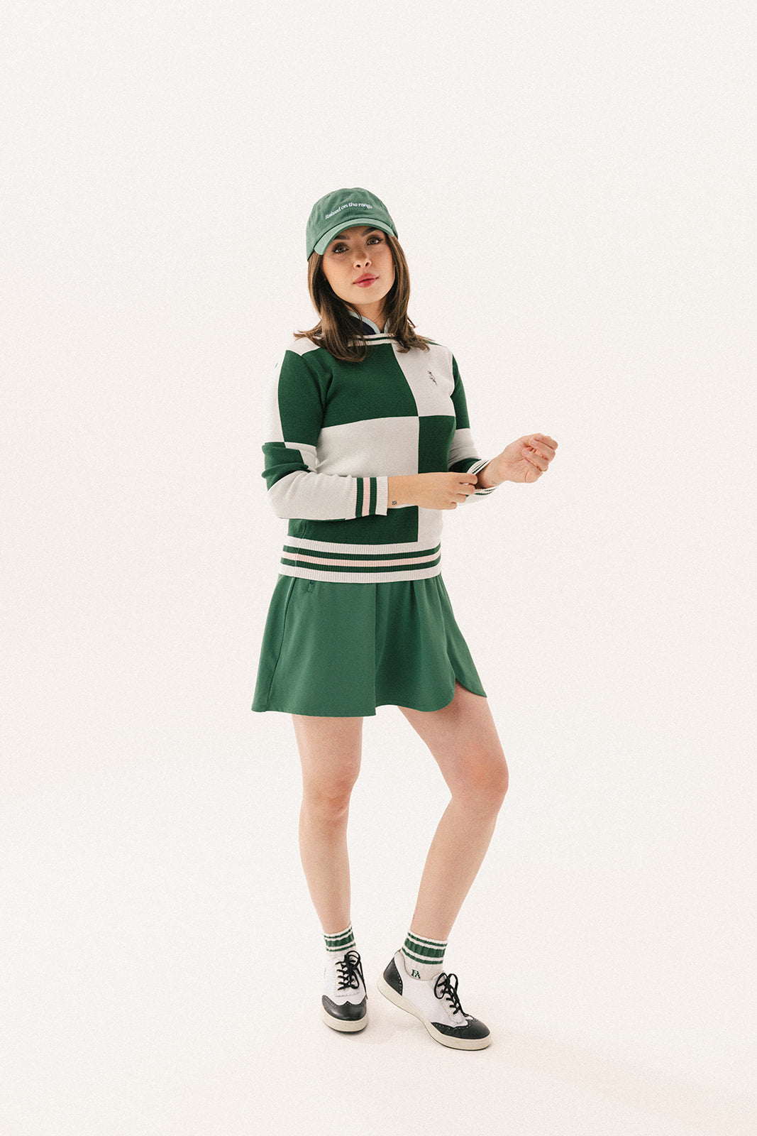 Dorothy Sweater - Green Checkered