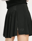 Marianne Skirt - Black with White Shorts