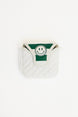 Small mallet cover with a smiley face design on a white background