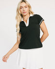 Angie Polo - Black/White