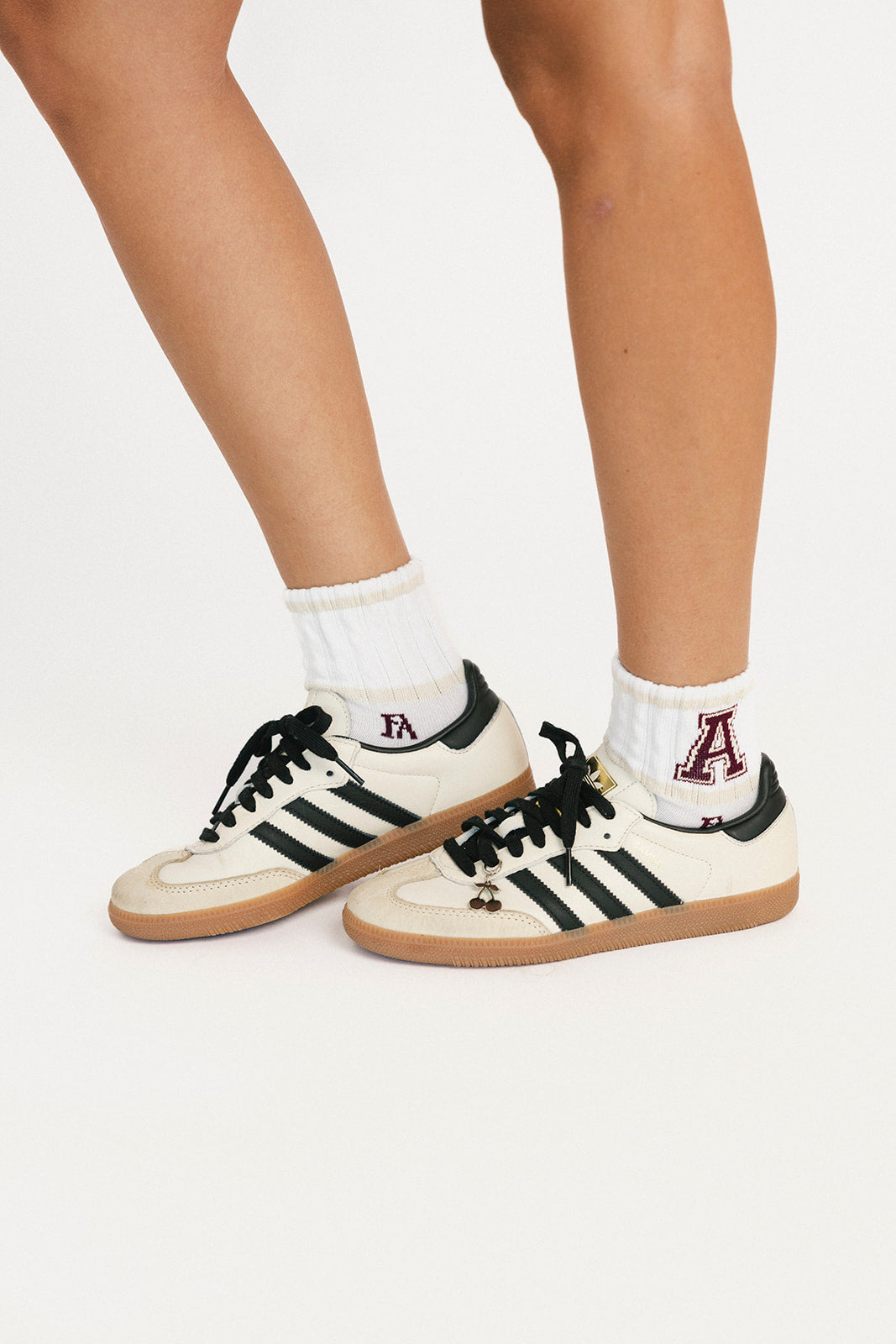 Varsity Quarter Sock - Angora