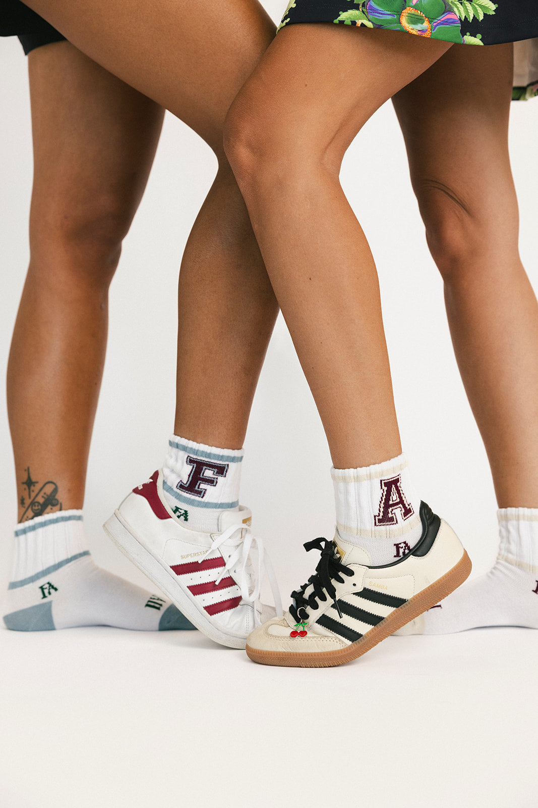 Varsity Quarter Sock - Angora