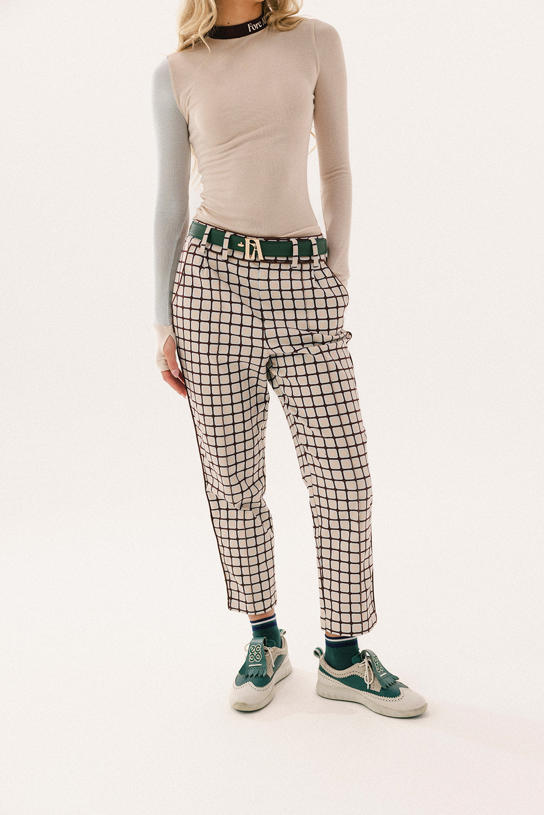 Country Club Belt - White/Green