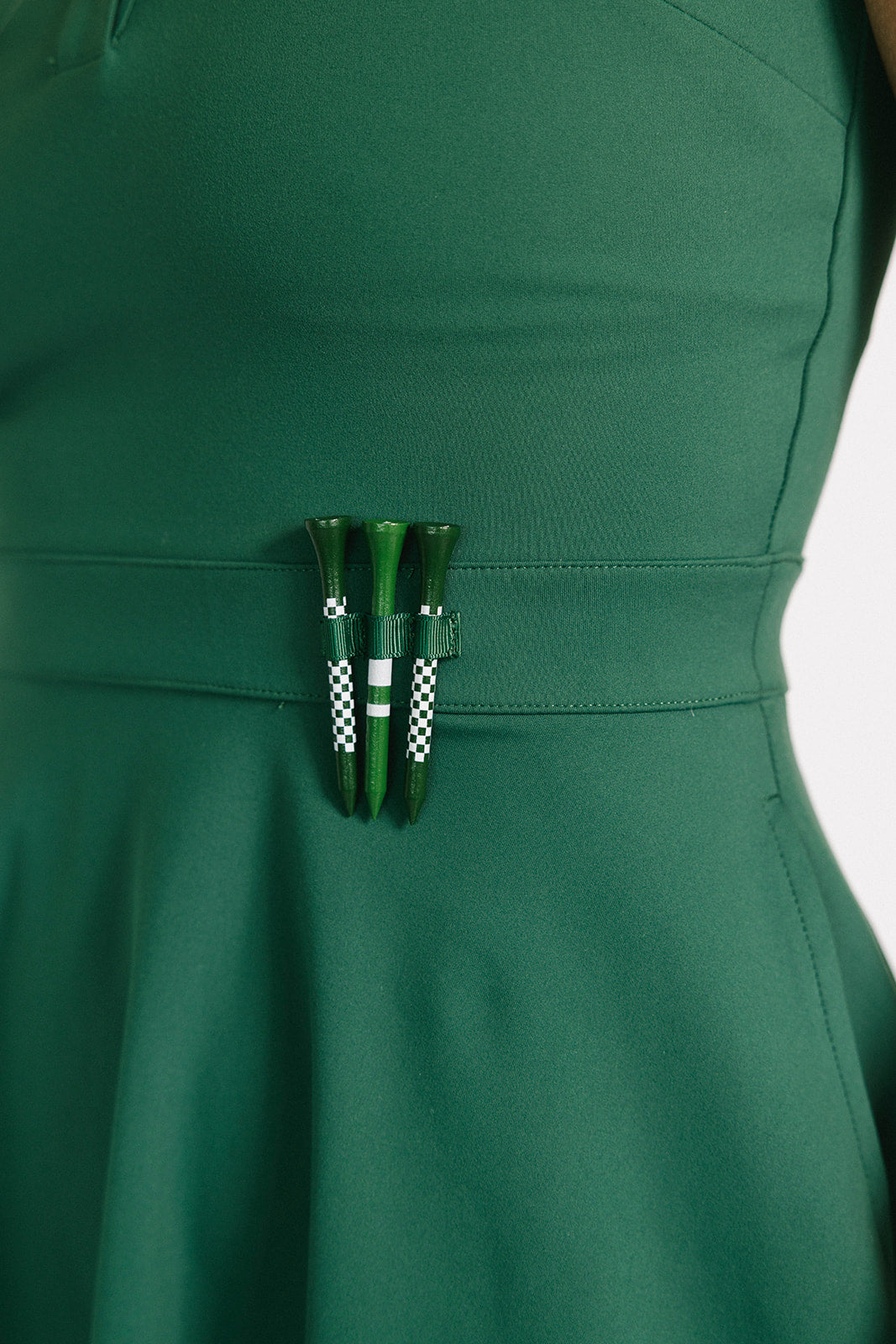 Women's Jordan Dress by Fore All, Green/White, Small