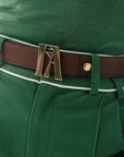 Country Club Belt - Bourbon/Pink