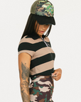 Sunshade Polo - Coal Black/Ginger Snap