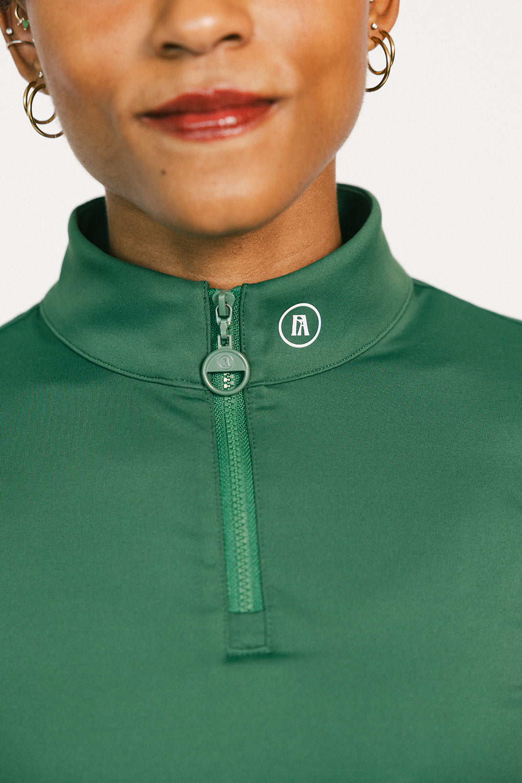 Micky Quarter Zip - Green – foreall.com