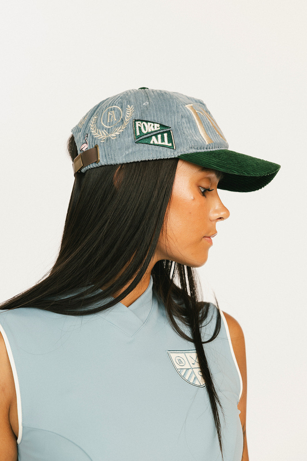 University Hat - Smoke Blue/Green