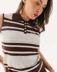 Abigail Polo - Bourbon Stripes
