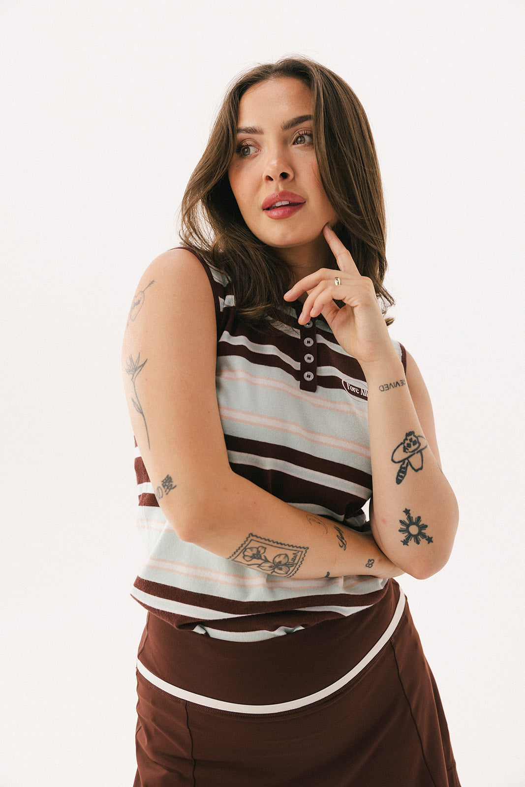 Abigail Polo - Bourbon Stripes