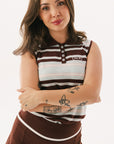 Abigail Polo - Bourbon Stripes