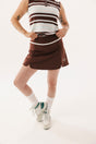 KENDALL SKIRT - BOURBON