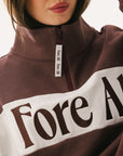 Fore All Zip-Up - Bourbon