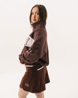 Fore All Zip-Up - Bourbon