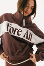 FORE ALL ZIP-UP - BOURBON