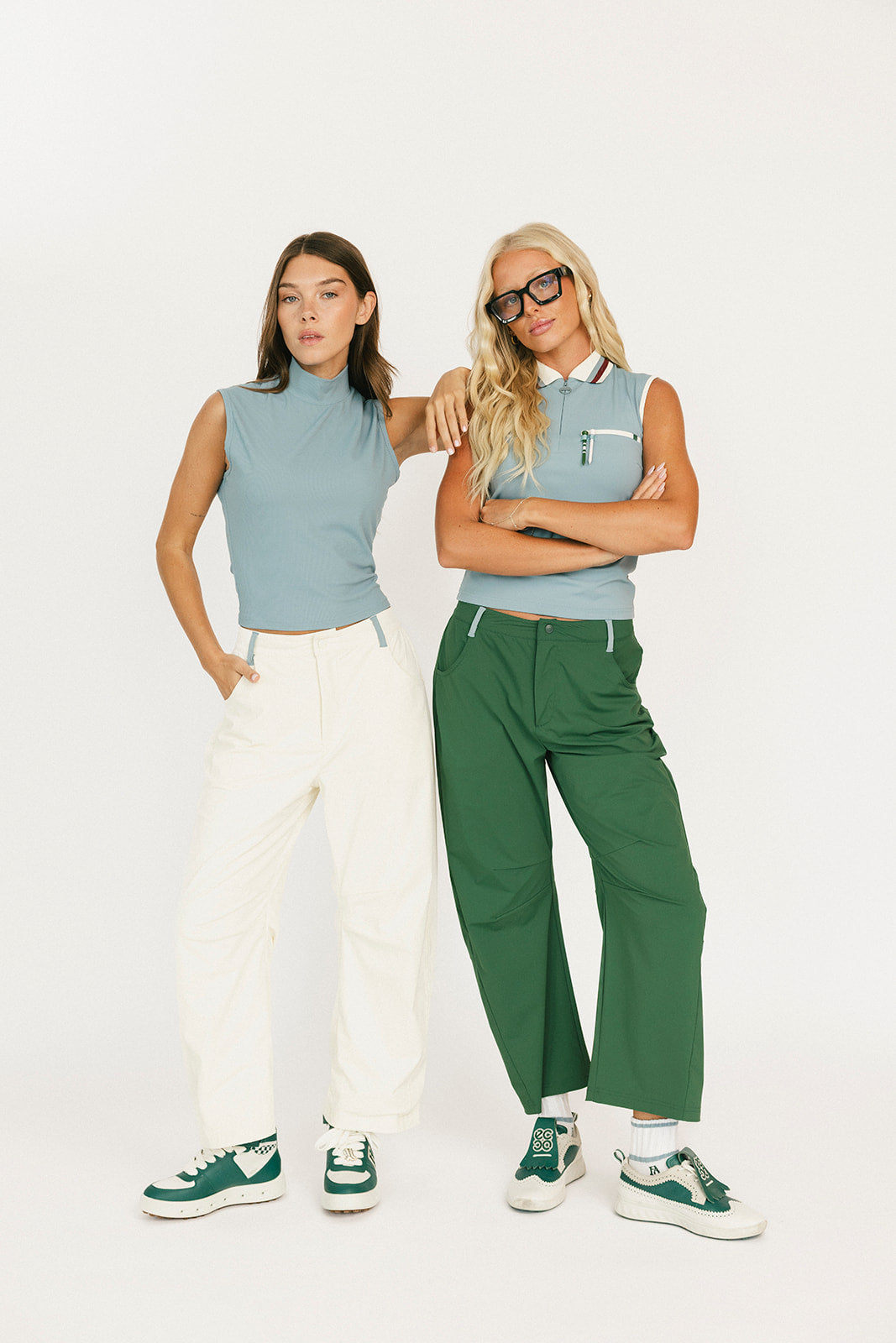 Bennett Barrel Pant - Green – foreall.com