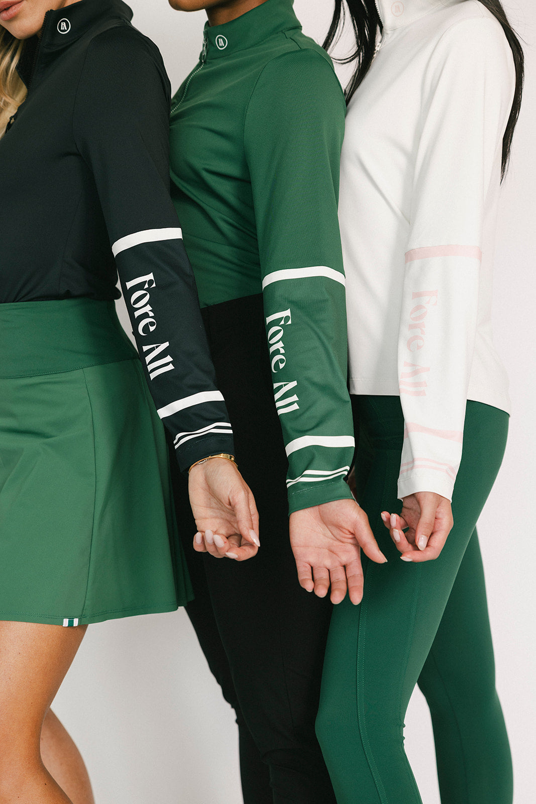 Micky Quarter Zip - White – foreall.com