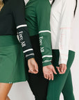 Micky Quarter Zip - White