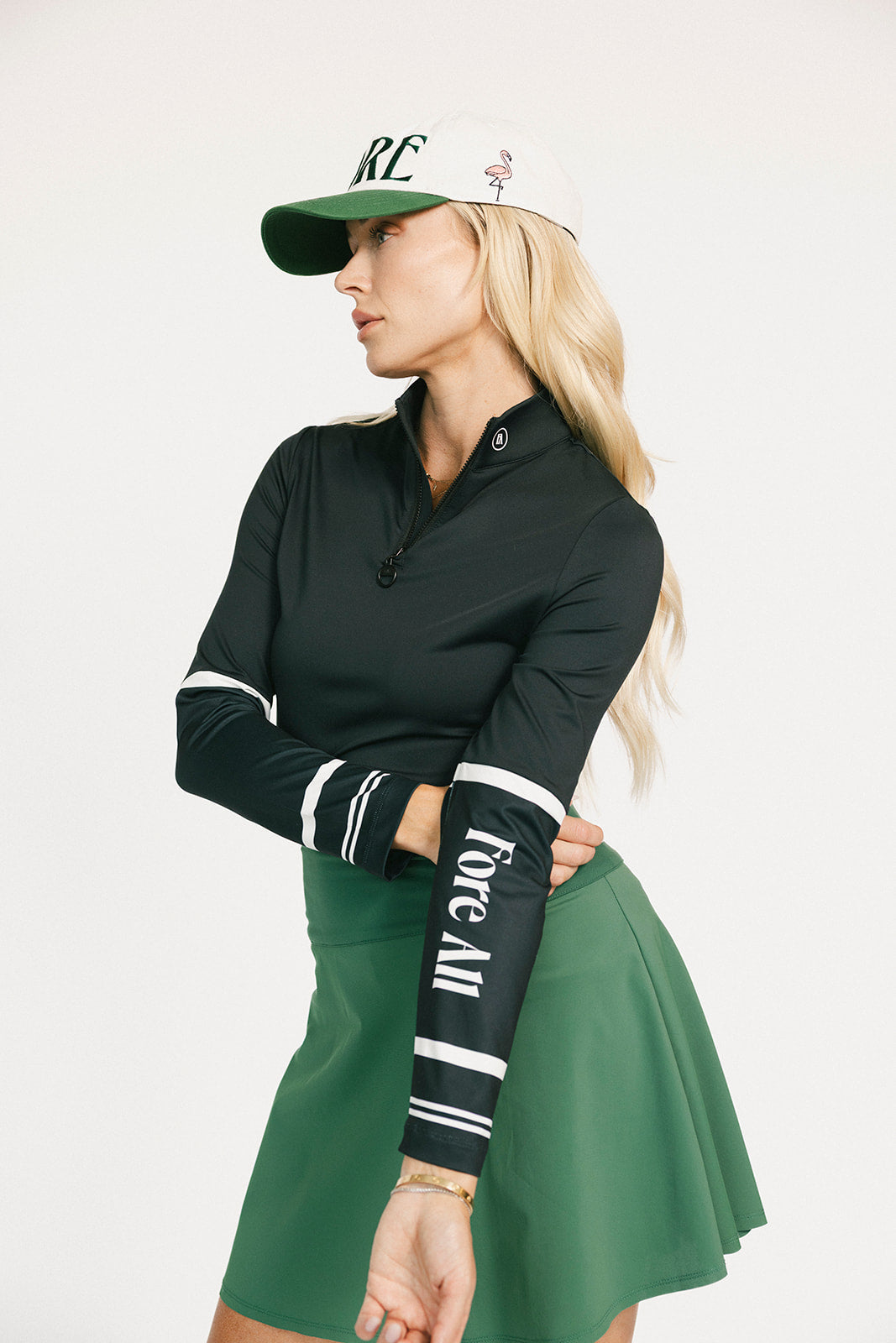 Micky Quarter Zip - Black – foreall.com