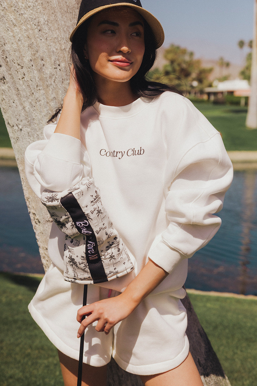 Country Club Crewneck - White – foreall.com
