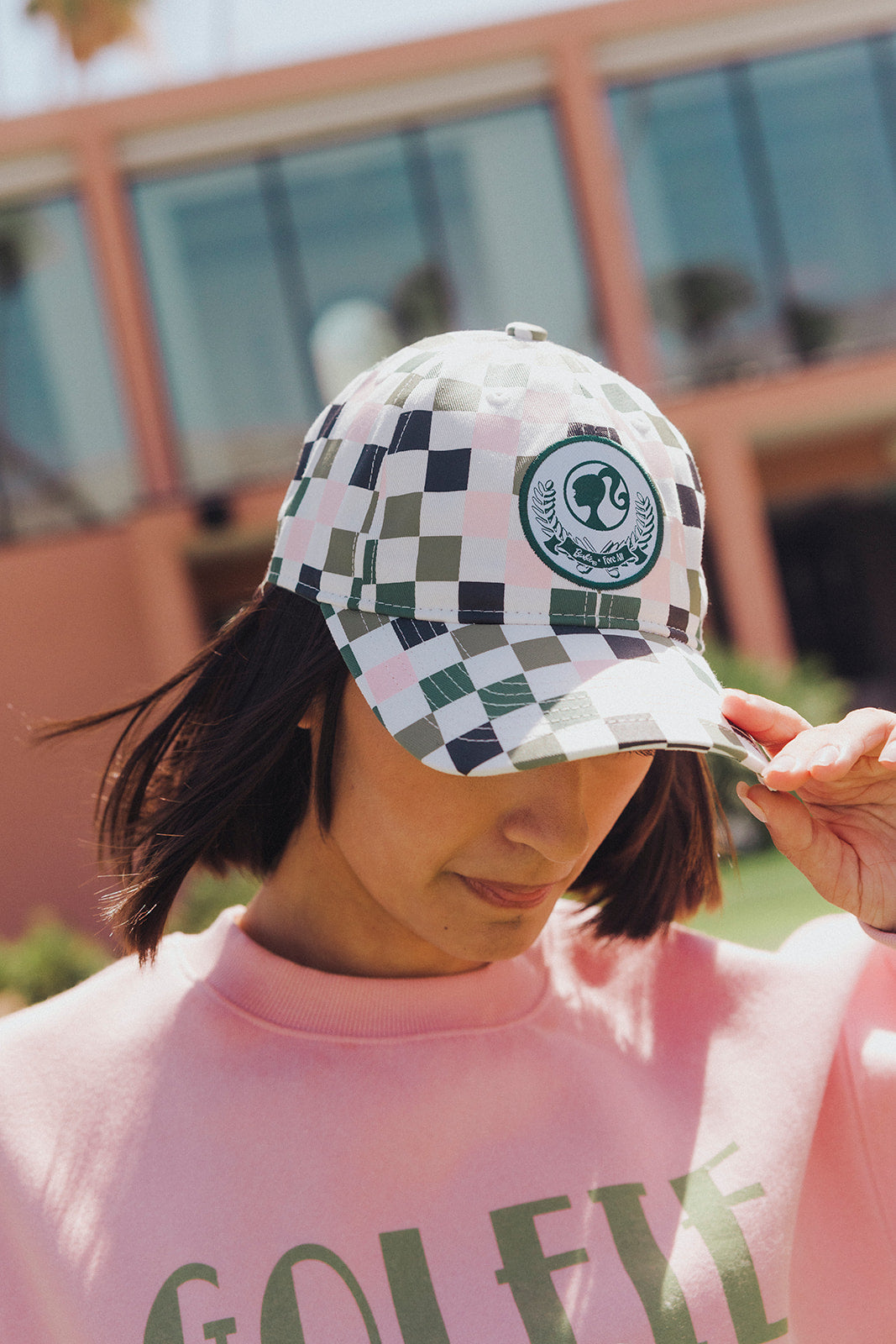 Cass Hat - Barbie Checkered