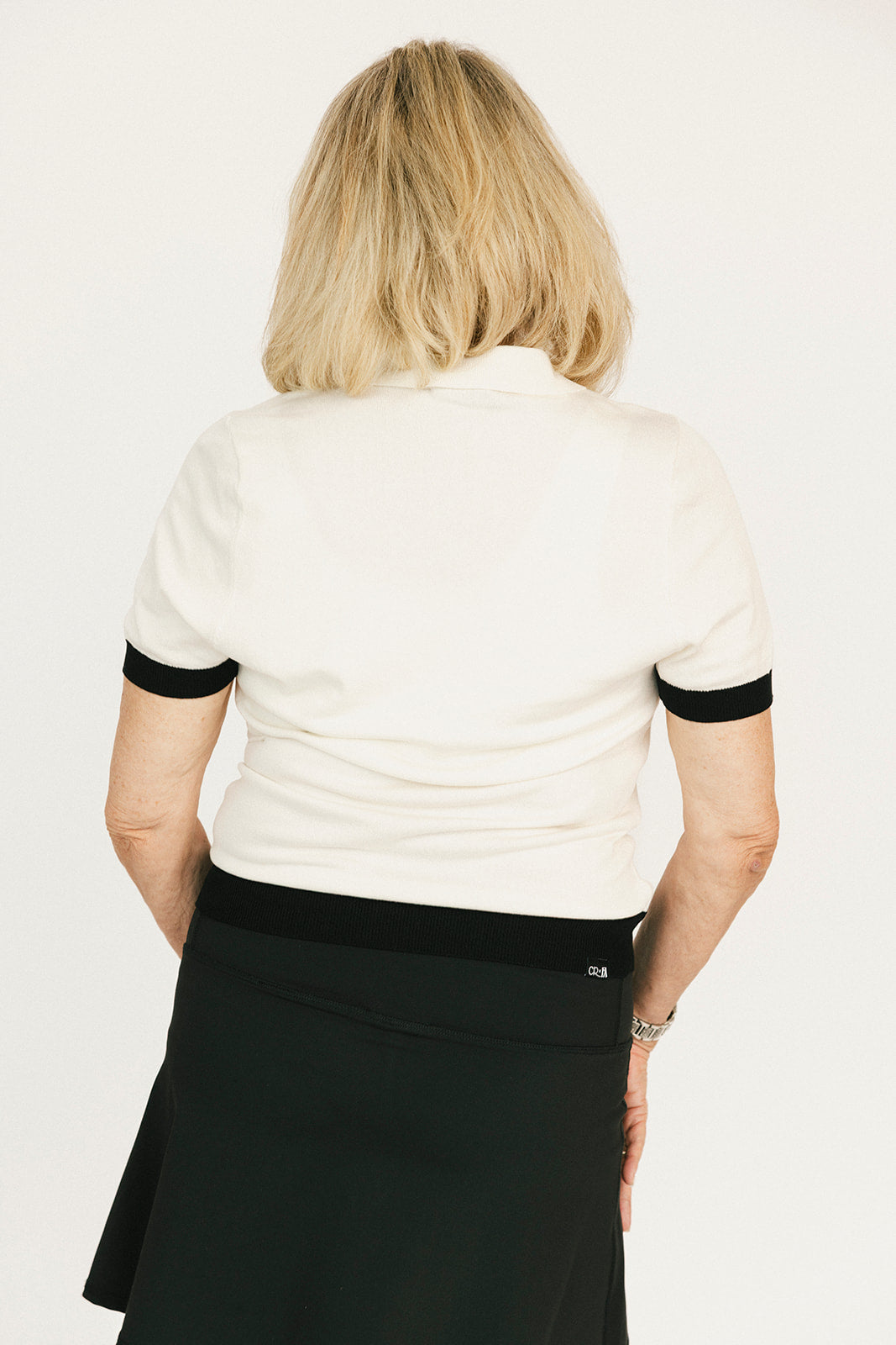 Peony Polo - Cloud White