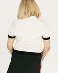 Peony Polo - Cloud White
