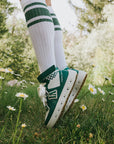 Retro Knee High Sock - Green