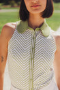 PUTTING GREEN/WHITE CHEVRON