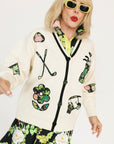Icon Cardigan - Cloud White