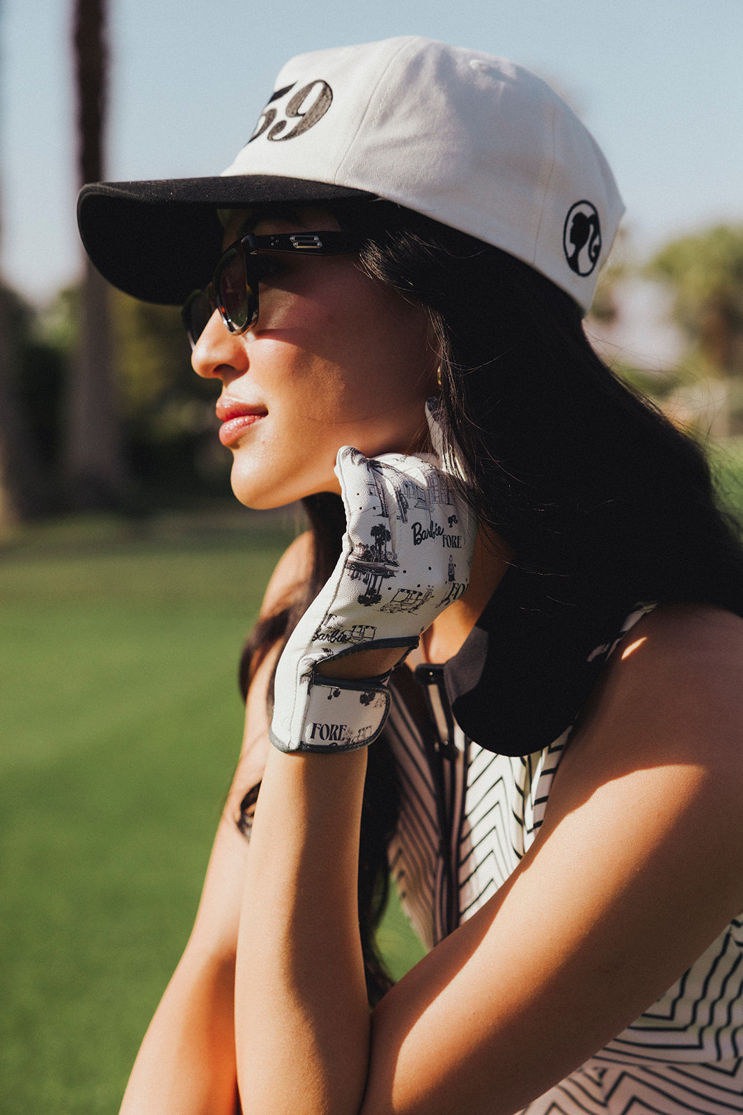 1959 Hat - 1959 White/Black