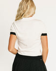 Peony Polo - Cloud White