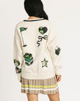 Icon Cardigan - Cloud White