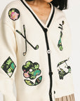 Icon Cardigan - Cloud White
