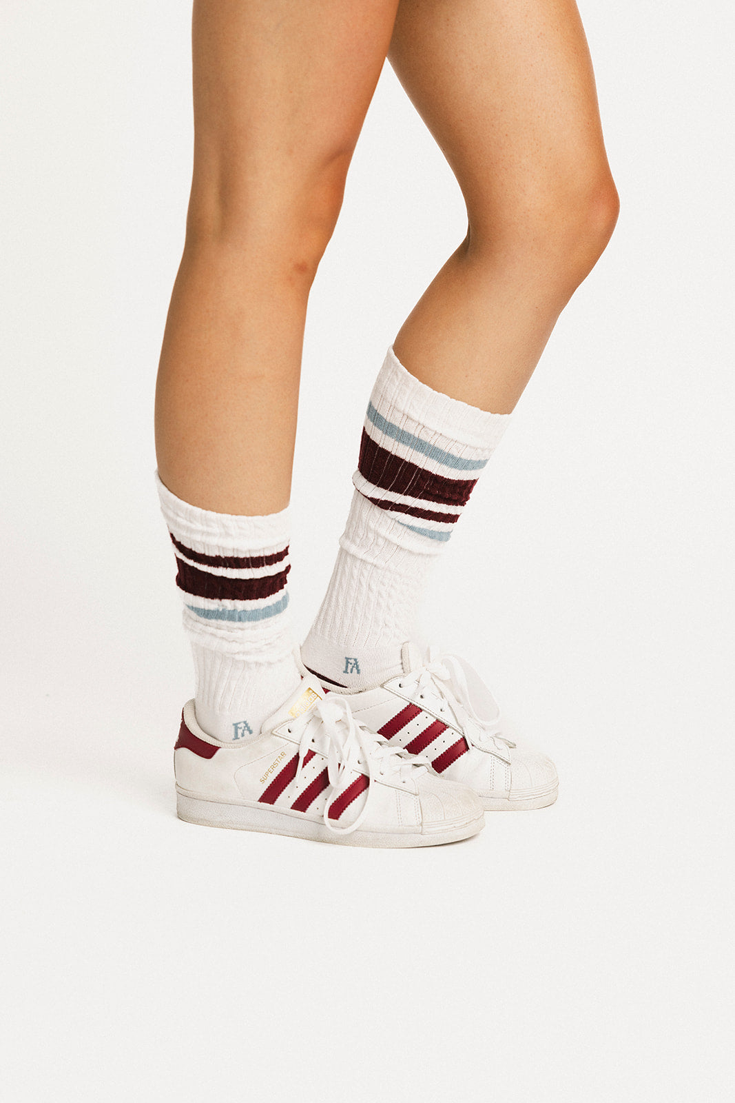 Beckham Knee High Sock - Merlot