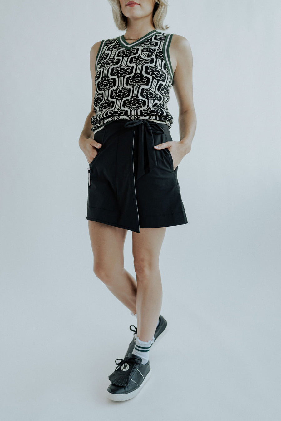 Hamptons Skort Black