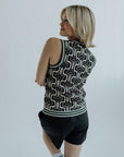 Jen Sweater Vest - Vintage Floral