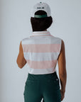 Club Moore Polo - Pink Stripes