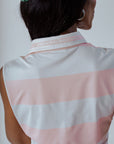 Club Moore Polo - Pink Stripes