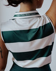 Club Moore Polo - Green Stripes