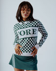 Fore Sweater - Checkered - Green