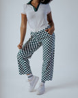 Bronson Pant - Green Checkered