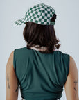 Cass Hat - Green Checkered