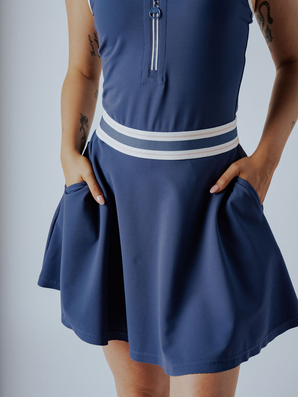 navy blue golf dress Dame Dress - Indigo