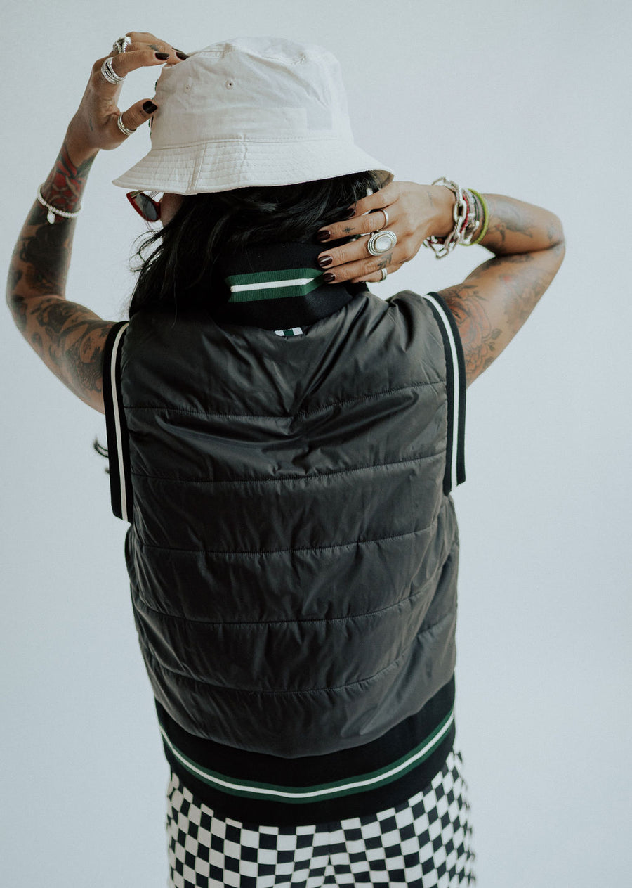 Mother Puffer Vest Black