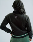 Monroe Half Zip Black