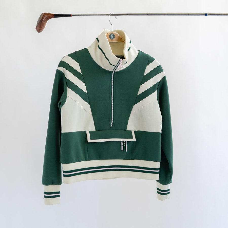 Monroe Half Zip Green