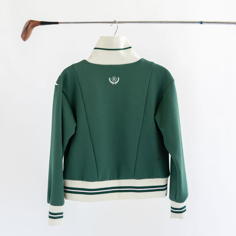 Monroe Half Zip Green