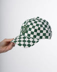 Cass Hat - Green Checkered