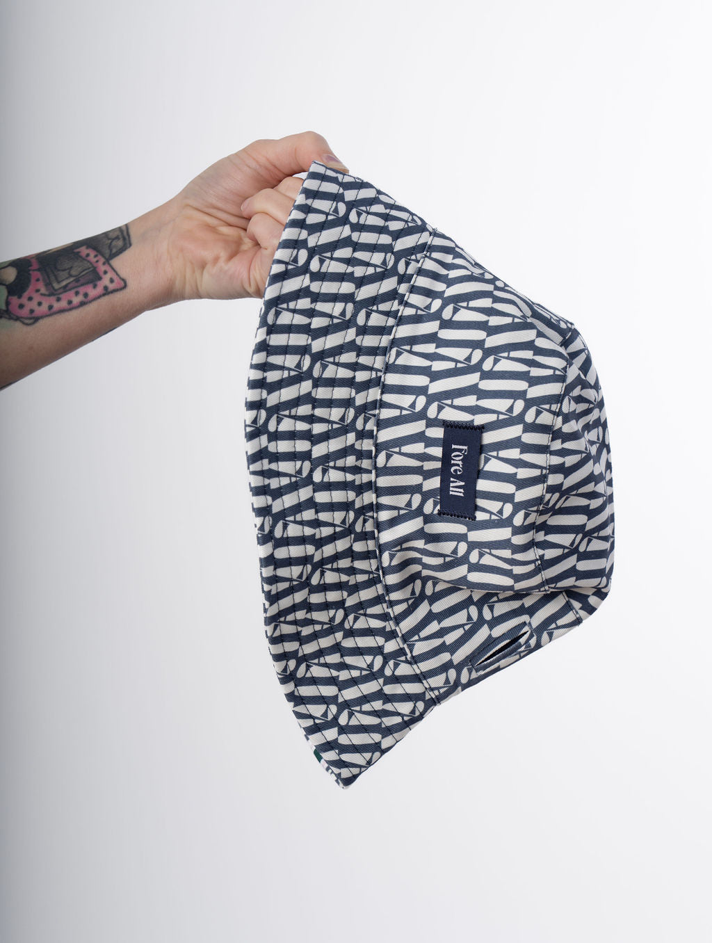 Austi Bucket Hat - Smoke Blue/Angora Fore